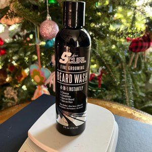 New Lusters Scurl fine grooming beard wash 8oz